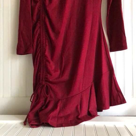 Glory star brand dress red wine color - Picture 2 of 2